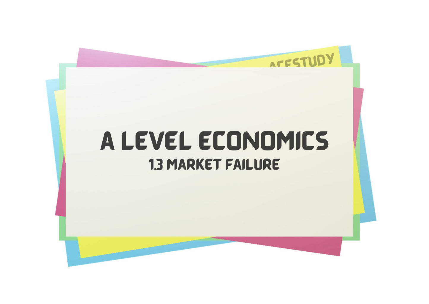 A Level Economics - 1.3 Market Failure Flashcards